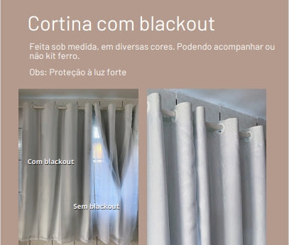 Cortina com blackout